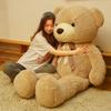 1.8M Large Bow Tie Bear Girl Plush Doll Bed Hug Big Bear Doll For Girlfriend Valentine'S Day Gift