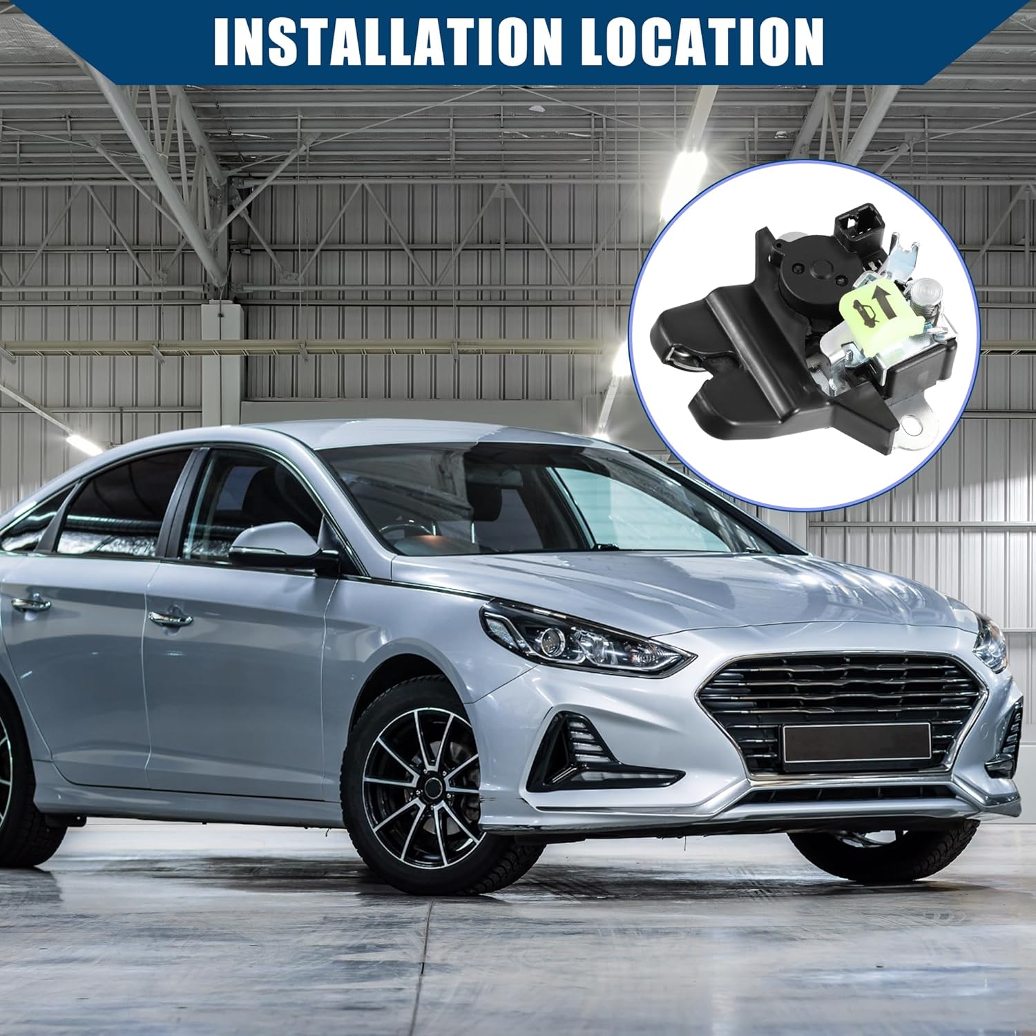 НЕТ. 81230-C1500 Привод замка багажника для Hyundai Sonata 2018-2019 Седан/Задняя дверь Привод замка двери Мотор Замок крышки заднего багажника