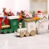 Handcrafted Wooden Christmas Train Decoration - DIY Desktop/Winter Window Decor - Perfect Children's Day Gift