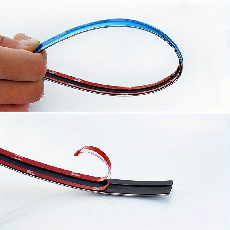 Car Trim Strip Window Trim Chrome Strip Non-fading Universal Lip Tape Exterior Trim Door Trim Strip