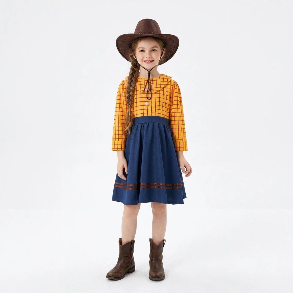 Children's Day new toy story cosplay girls Woody dress party dress up performance clothes