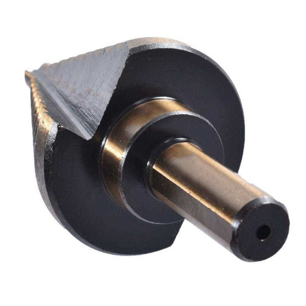 5Pcs Cobalt Titanium Step Drill Set 50 Sizes Cone Drill Multiple Hole Drill  Perforator Tool