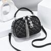 Women's Diamond Quilted Mini Crossbody Bag 2025 - New Textured Style Shoulder Handbag