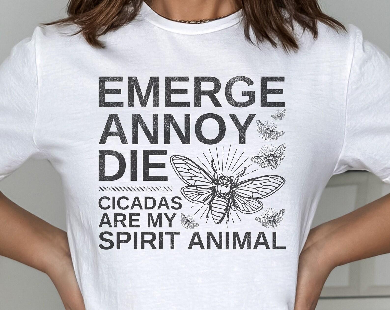 Cicada Shirt, Cicada Graphic Tee, Spirit Animal Tee, Perfect Gift for Nature Lovers, Cicada Tshirt, Bug Shirt, Insect Shirt XL