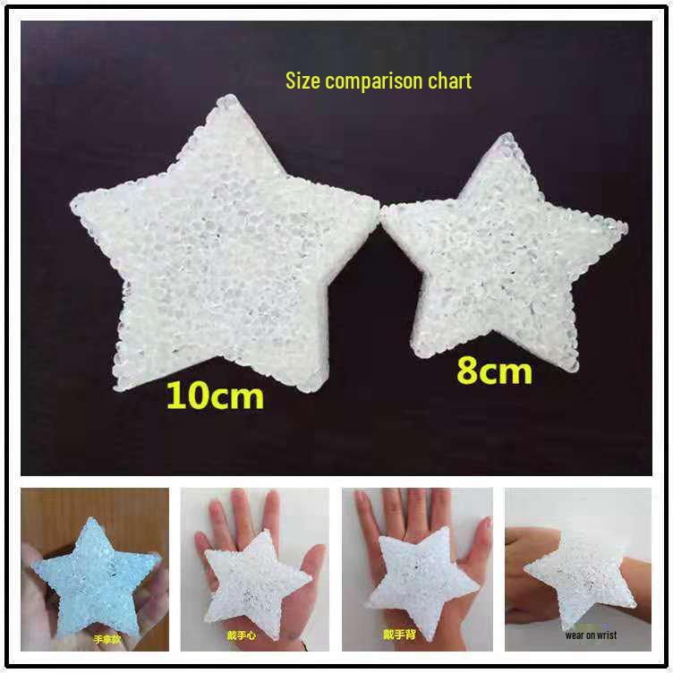 Handheld Luminous Crystal Star Lights for Stage Performance and Dance Props