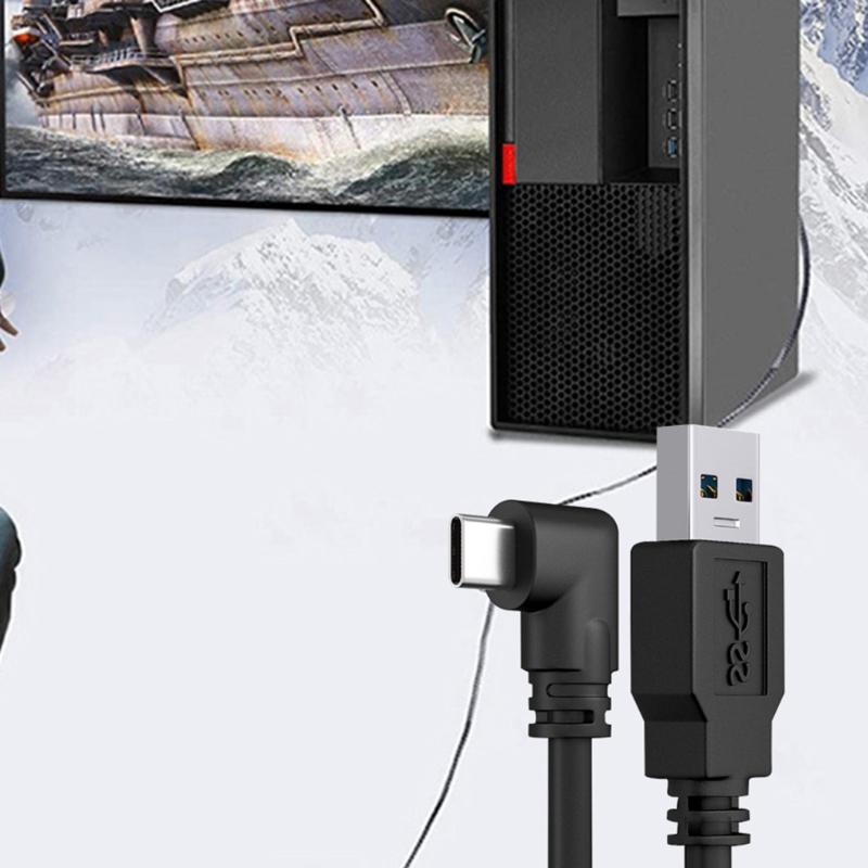 USB or Type-C To USB C Cable Data Transfer Cord Line for VR Headset and Gaming PC for Oculus Quest 2