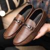 Summer Business Casual Shoes Men Fashion Men Shoes Black Leather Loafers Men Moccasins Slip On Men's Flats Male Driving Shoes