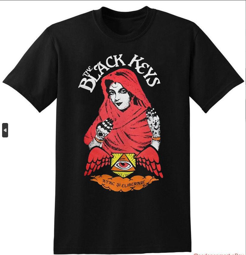 Maglietta Tour Band The Black Keys Tutte le Taglie S-5XL ZA735