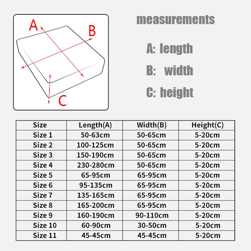 1Pc Elastic Sofa Seat Cushion Cover Chair Cover Stretch Washable Removable Slipcovers 1/2/3/4 Seat Sofa Seat Furniture Protector