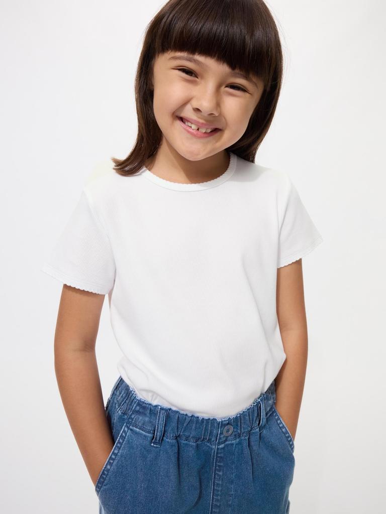 Uniqlo Japan Girls Rib T