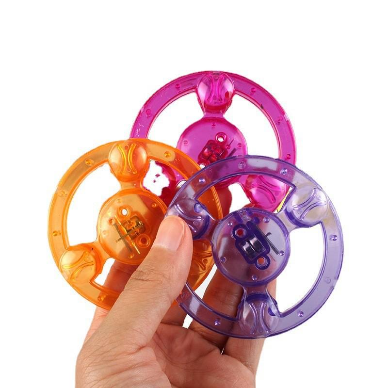 Luminous Pull String Flying Wheel Gyroscope - Nostalgic Toy for Kids