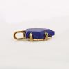 Lapis Lazuli Pentagon Pendant 925 Sterling Silver Gold Plated Geometric Fine Jewelry Gift for Her
