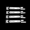 1/4 Sets Refrigerator Door Sliding Guide For Electrolux/Siemens/ Built-In Fridge Door Slide Rail Mounting Kit