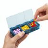 Large Capacity Portable Pill Box Moisture-Proof Food-Grade Sealed Pill Dispenser Waterproof 3-Compartment Mini Vitamin Container