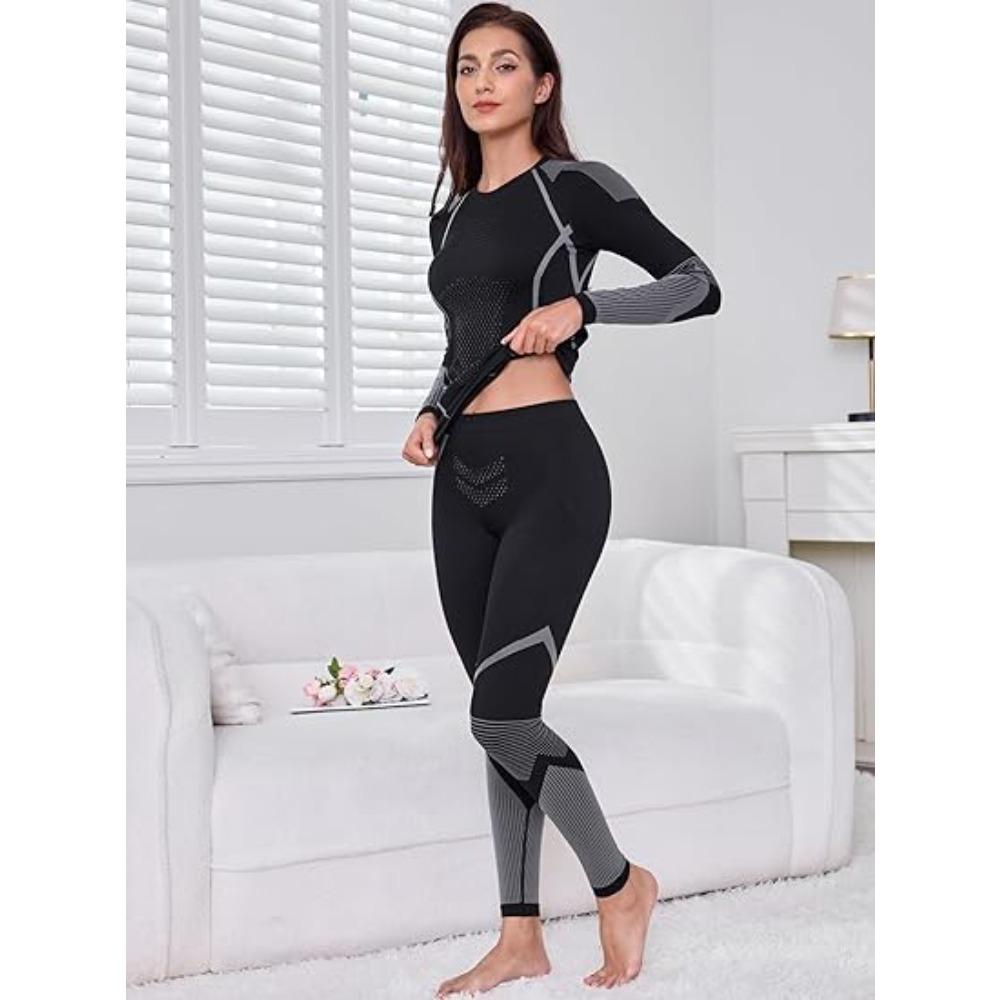 2 Thermal Piece Underwear Charmleaks Set For Women Ski Base Layer For Cold Weather Thermal Long John