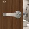 European Style Stainless Steel 304 Three-Bar Lever Privacy Door Lock for Bathroom