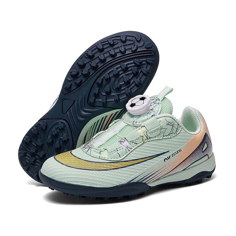 Rotary Buckle Children'S Football Shoes Men And Women Teenagers Broken Nail Indoor Sneakers Student Football Training Sneakers
