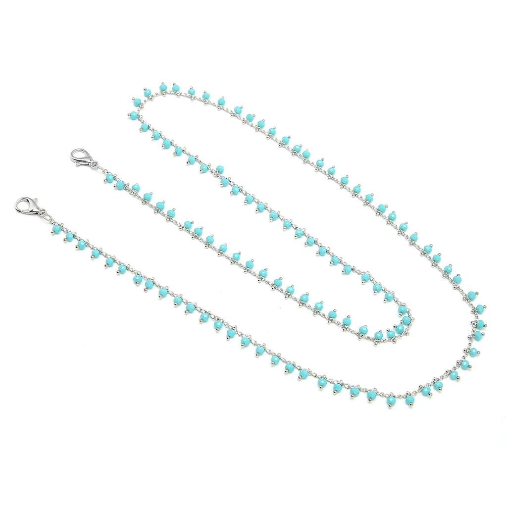 Lanyard Kette Halsband Band Perlen Lanyard Mundschutzhalter Tragbare Brillenbänder