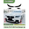 Para BMW F10 F11 M5 2011 2012 2013 2014 2015 2016 2017 Alerón de Labio de Parachoques Delantero de Automóvil Hoja Ala Trasera Spoiler de Mentón Delantero Kit de Carrocería