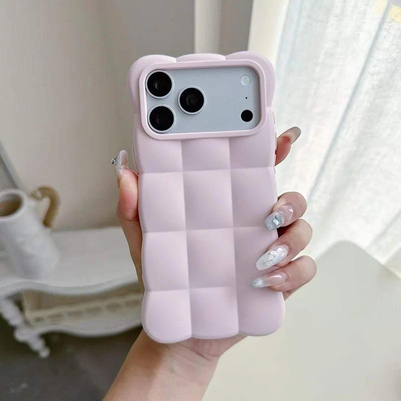Cloud Shape Phone Cases for IPhone 18 Pro Max 17 16 15 14 13 Plain TPU Soft Back Cover