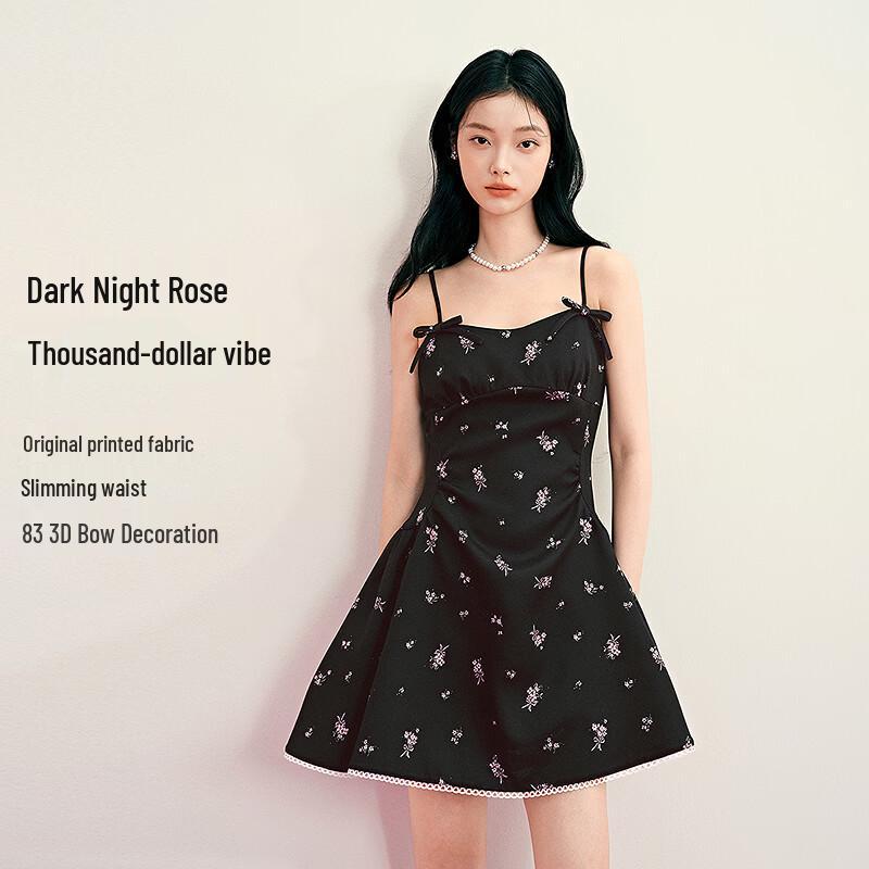 

Ledin Original Print Crisp Fabric Cami Dress L