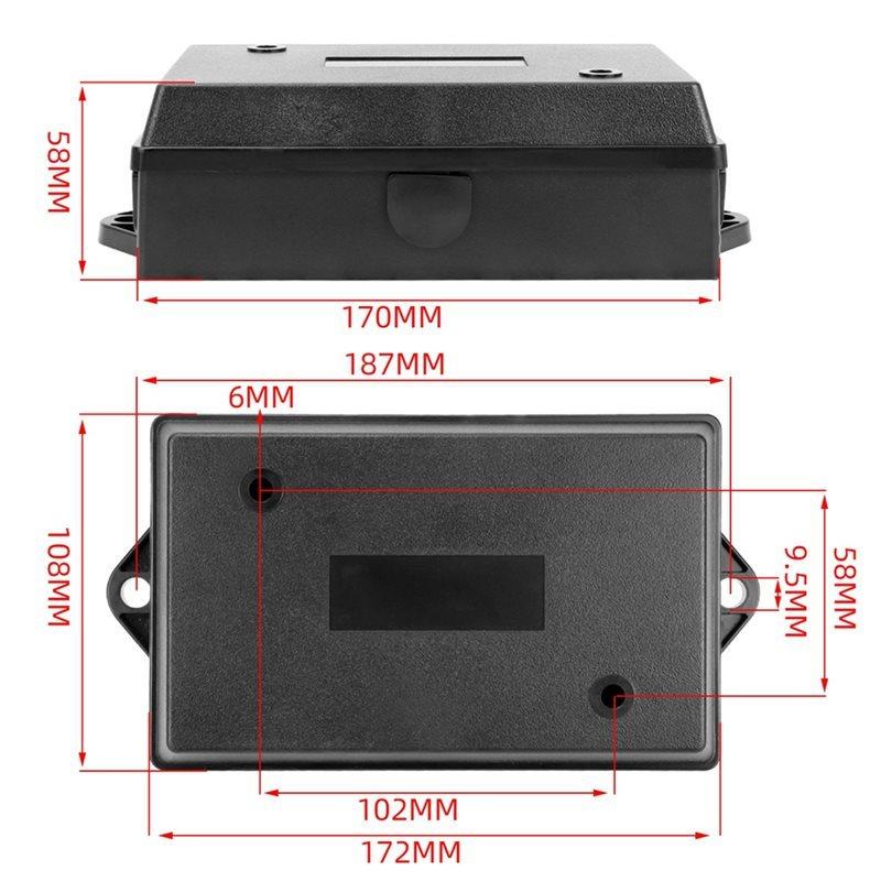Junction Box 14 Terminal Waterproof For RV Boat Semi Trailer Wire Connector Distribution Splice Block