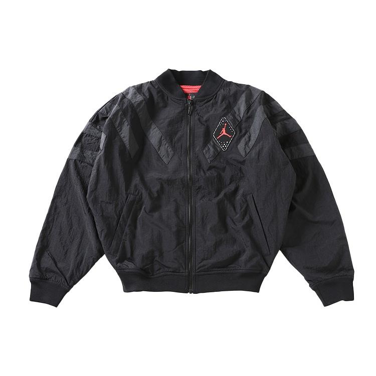 Air Jordan 6 Srt Lgc Nylon Jacket Zipper Black Men s BV5406-010 M
