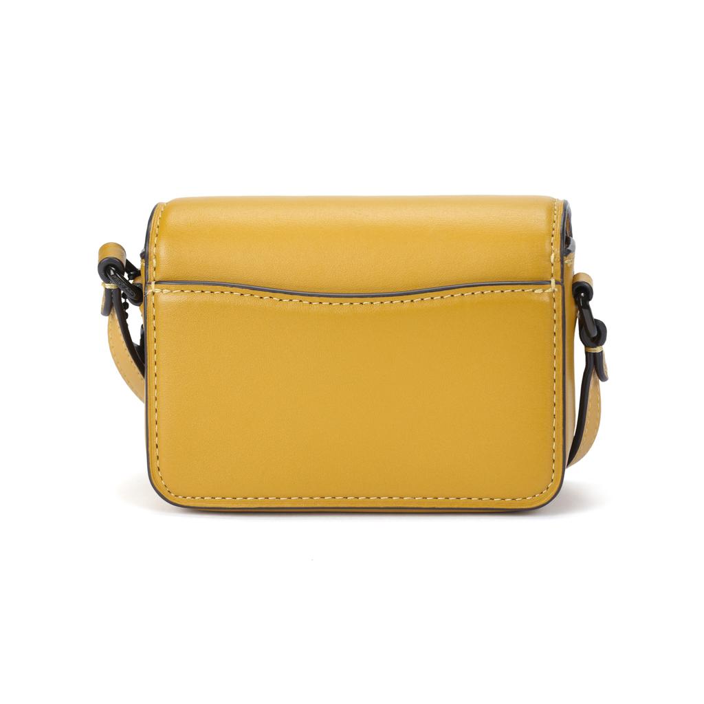 Coach Studio 12 Lock Closure Multi Pocket Leather Shoulder Crossbody Bag Small Women bags Goose-Yellow CC484-V5LQT
