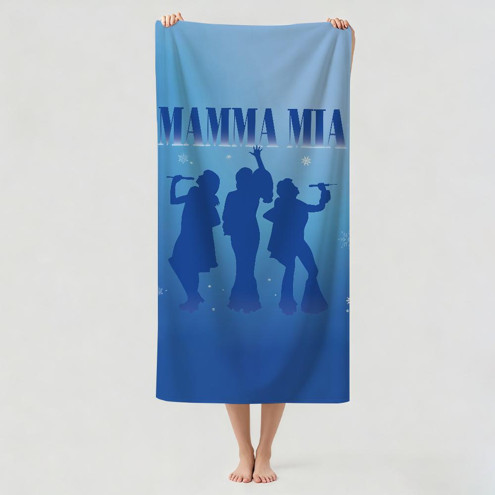 Comedy movie Mamma Mia Towel Drying Bath Towel Applicable To Light Swimming Camping Yoga Beach Out