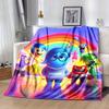 1pc Inside Out Printing Blanket - Soft, All-Season Throw for Office Blanket,  | Personalized Gift with Adorable Cartoon Design