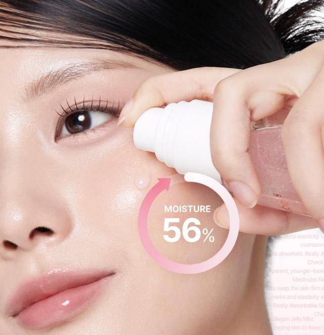 Medicube PDRN Pink Collagen Jelly Mist 100ml Glow Boosting & Makeup Setting Care