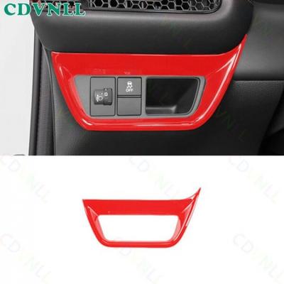 Headlight Switch Control Frame Cover 1* For Honda HR-V HRV -2024 Bright Red