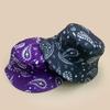 Cashew Flower Printed Bucket Hat Men And Women Shading Personality Outdoor Cool Tide Retro Pot Hat