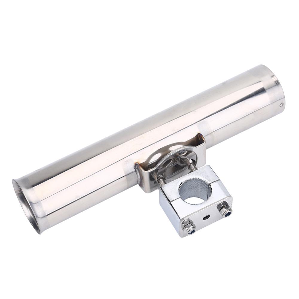 Silver Boat Fishing Rod Holder Stainless Steel Rod Support Stand Durable Fishing Rod Holder  Marine