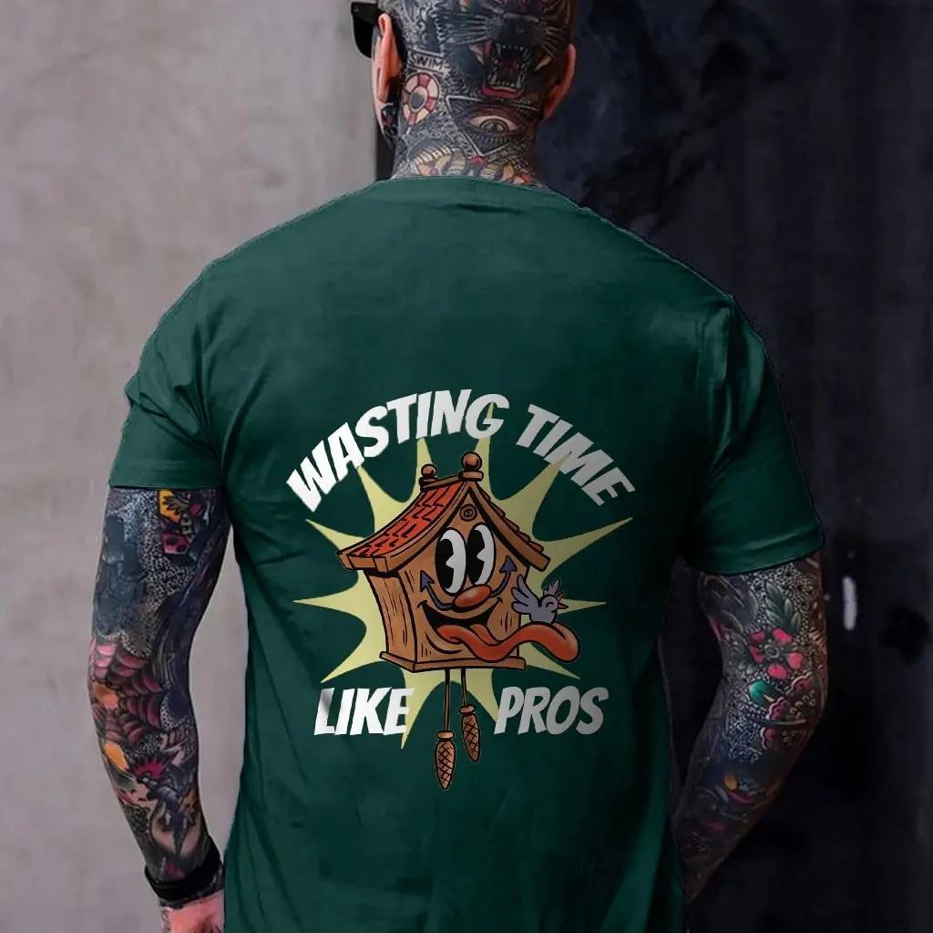 Popular New Weird Short Sleeve Mositure Absorbing Quick Dry Cmfortable Loose T-shirts  Men In The Summer Of 2024 Streetwear