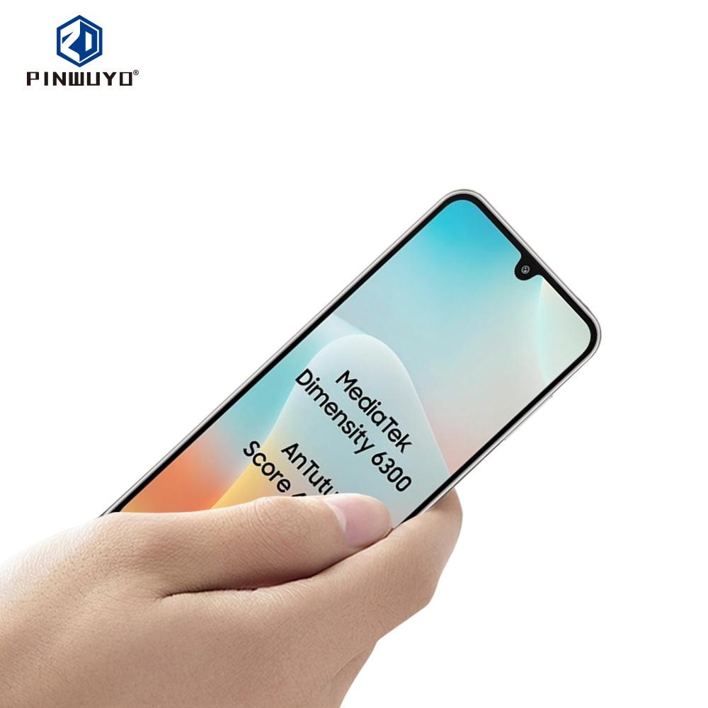 

For Samsung Galaxy M16 5G Tempered Glass Film PINWUYO JK Series-2 9H Full Screen Protector Black