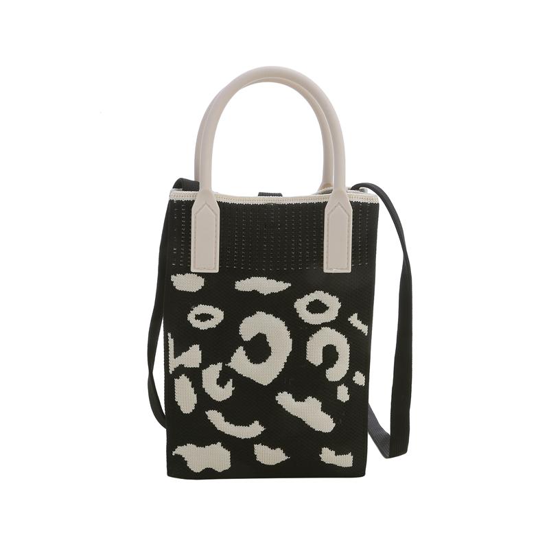 Fashion Vintage Crochet Spot Handbag Summer Knit Square Bag Sling Bag Crossbody Bag Accurate Measurement Clear Scale Easy To Read Fast Delivery