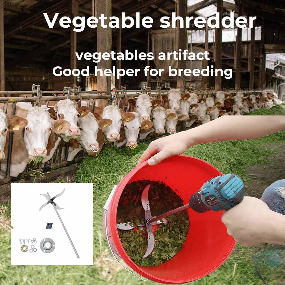 Agricultural Chopper Blade Breeding Chicken, Duck, Goose And Pig Feed Chopper Fruit And Vegetable Cutting Machine Grass Shredder