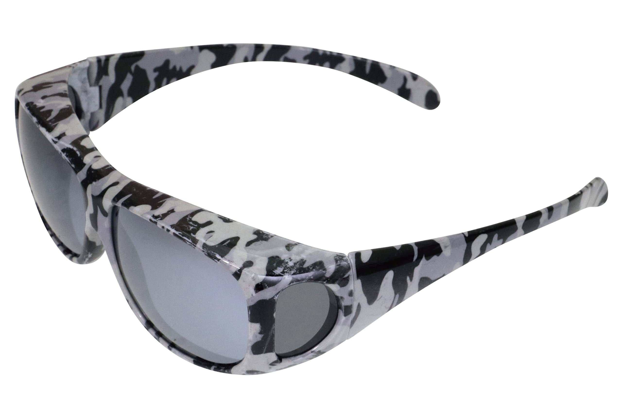 

Zealot ZEOG01MLGRM Camouflage Pattern 8 for Men and Outdoor Gray Polarized Over-the-Eye Sunglasses, Colors, Polarized, Mirrored, Women, Fishing,
