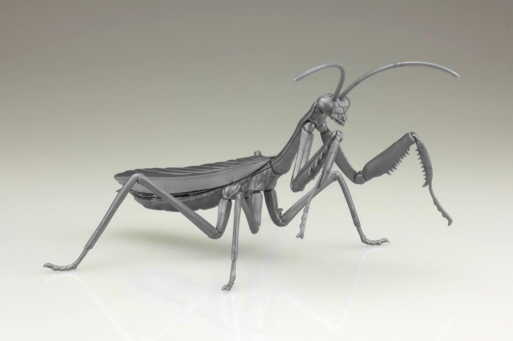 Free Research Series Kreaturen Riesen Gottesanbeterin Plastikmodell Nr.23 EX-4 (Metallic Silber)