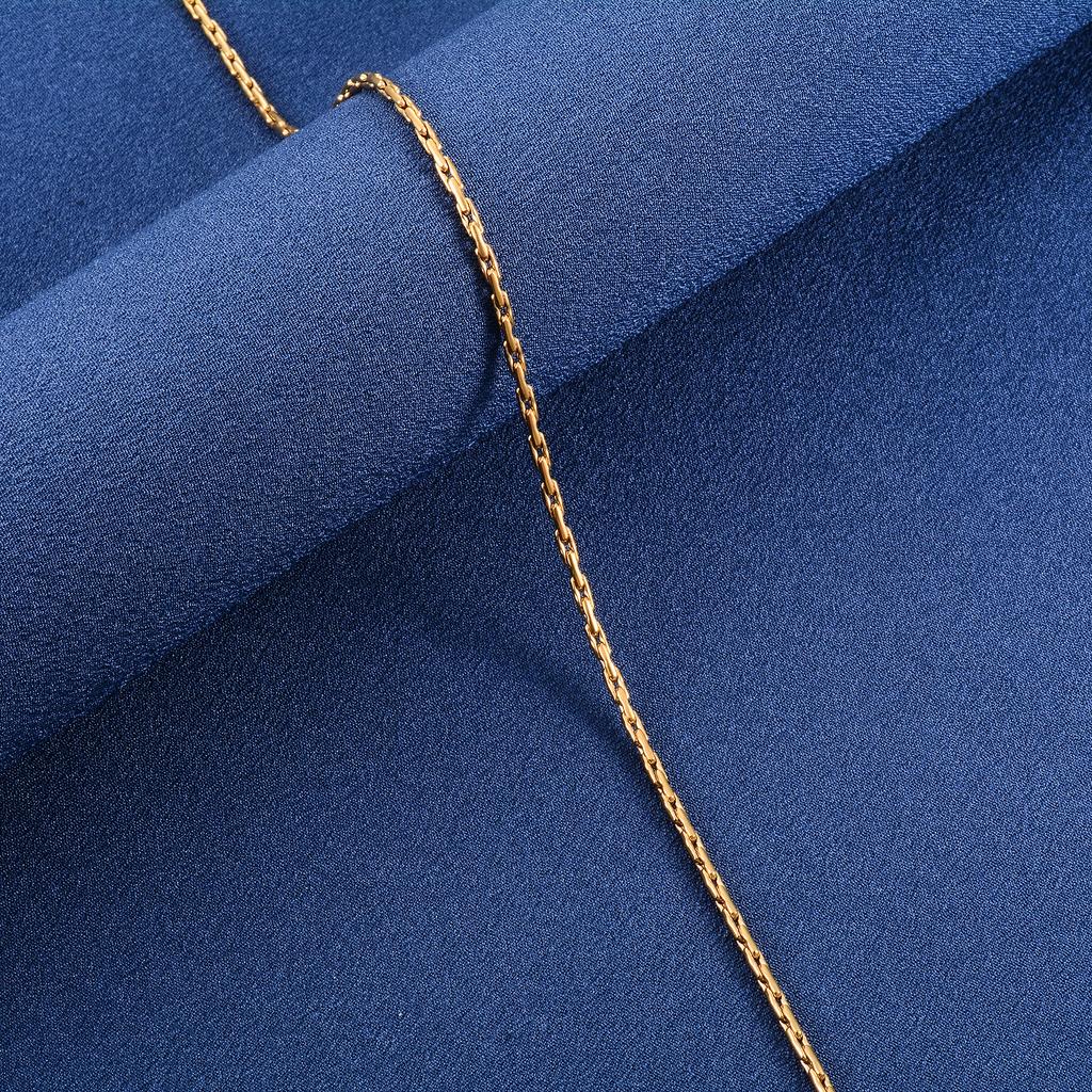 316L Stainless Steel Link Cable Neck Chain Thin Necklace for Women Ladies Gold Color Plated Choker Jewelry Accessories Her Gift