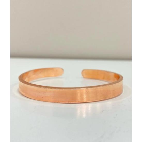 Her Bileğe Uygun 2 Adet %100 El Yapımı Saf Bakır Hediyelik Bileklik