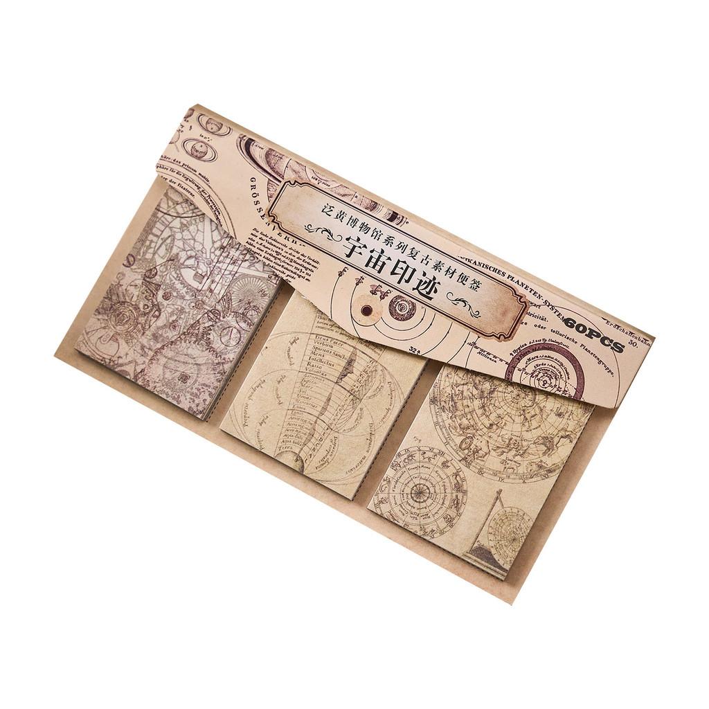 Journamm 60Sheets Notepad Scrapbook Paper Background Craft Paper Collage Junk Journal DIY Album Scrapbooking Material Paper Pack