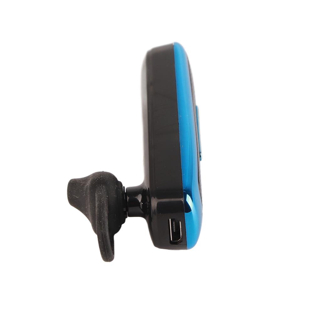 Bluetooth Wireless in Ear Earphone Single Ear Hanging Business Earbuds for DrivingBlack Blue