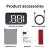 New KMH Head-Up Display Big Font ABS HUD Speed Display Plug And Play Windshield Projector Car Accessories