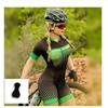 Summer Short Sleeve Women's Triathlon Onesie Cycling Suit Cycling Suit Quick Dry One-piece Sportswear