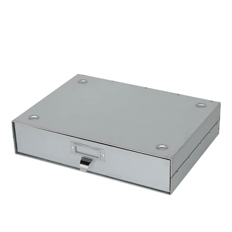 Dulton Chest of Drawers Stackable Drawer Horizontal Galvanized Thoughtful and Reliable Steel Storage Height 73mm Width 320mm Depth 240mm 121-376GV