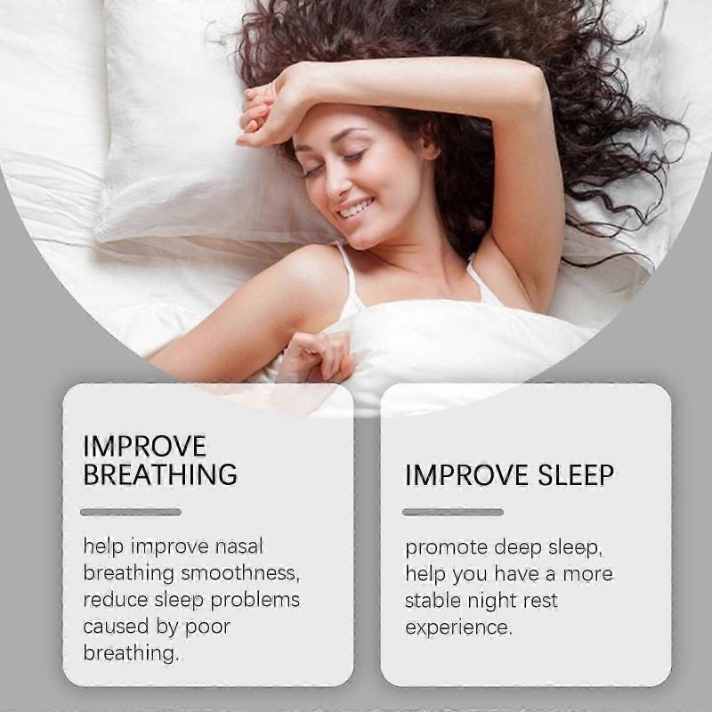 Natural Anti-Snoring Sleep Patches with Tea Tree & Rosemary  30 Pack for Deep, Restful Sleep