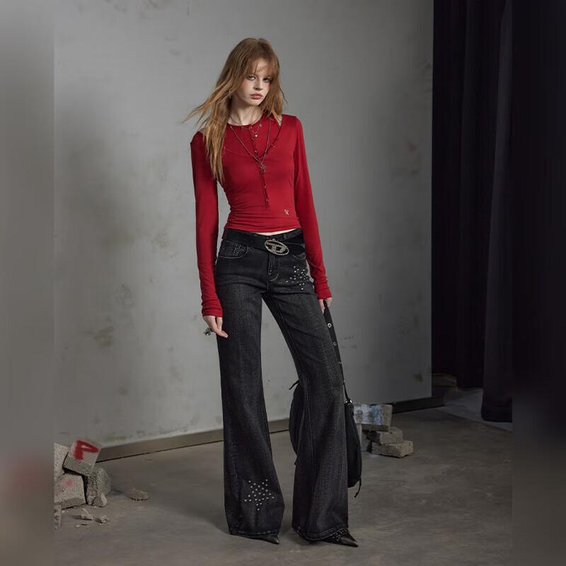 UNIFREE Korean Style Slim-Fit Vest Cardigan Two-Piece Set XL