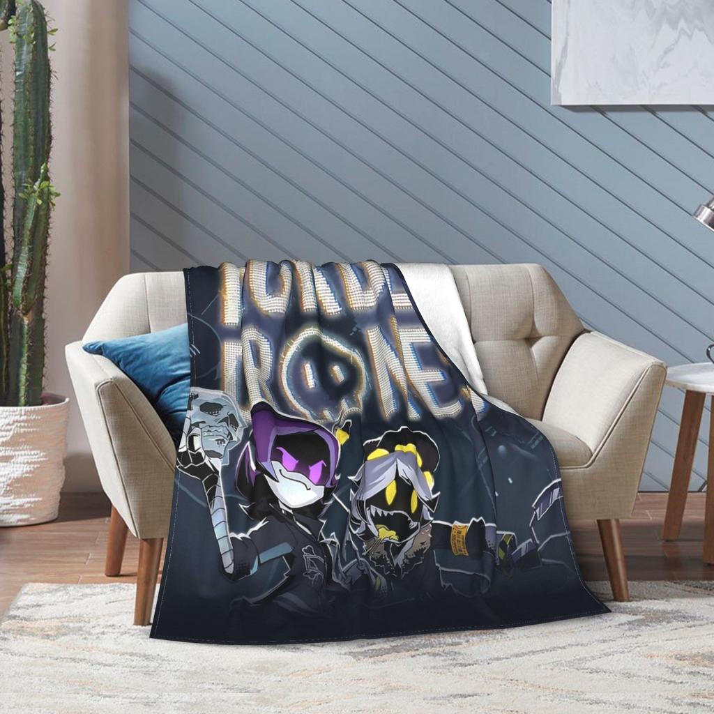 Murder Drones Throw Blanket for Couch Cool Doorman Soft Cozy Plush Blanket 50x60 Inches Multi-size Bedspreads for All Seasons